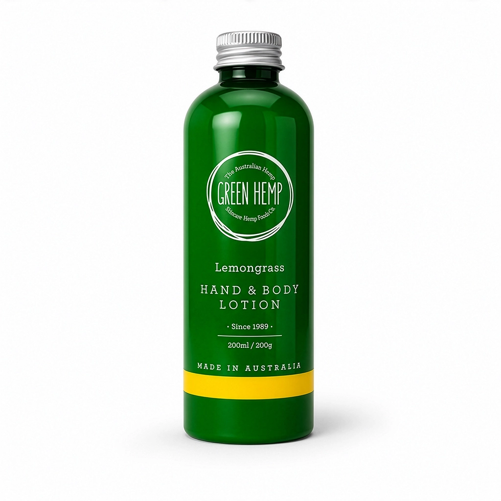 GREEN Hemp - Hand & Body Lotion Lemongrass 200ml