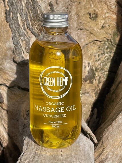 GREEN Hemp - Hemp Massage Oil 200ml - Image 3