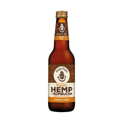 Happy Hippie - Hemp Kombucha Ginger Tonic 330ml