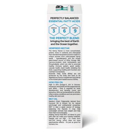 Hemp Pet - Hemp Oil Blend with Hoki Fish & MCT Oil for Dogs 100ml - Image 3