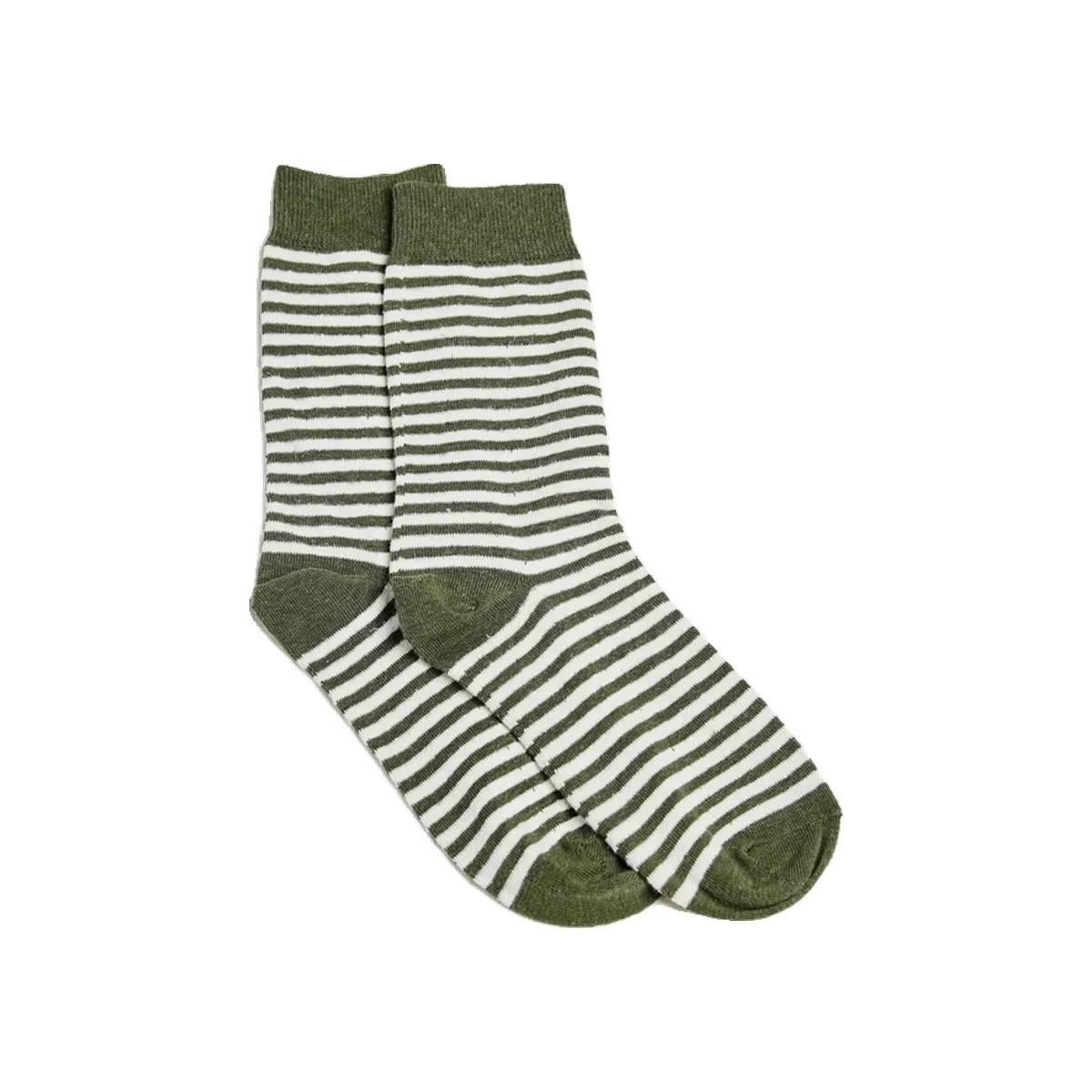 Hemp Clothing Australia - Daily Socks - Olive Stripe
