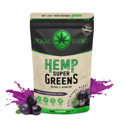 Royal Hemp - Hemp Super Greens Acai Berry Blast 250g