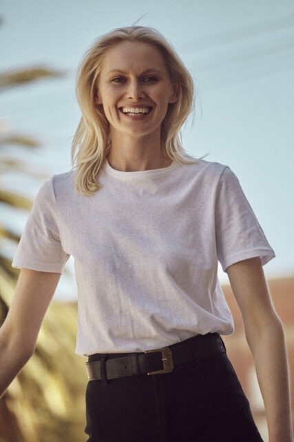 hemp clothing australia women's classic hemp t-shirt in white
