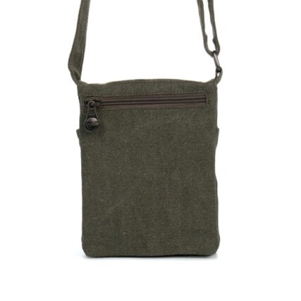 Sativa Metro Hemp Bag in Khaki Back
