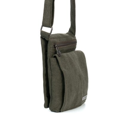 Sativa Metro Hemp Bag Khaki Side