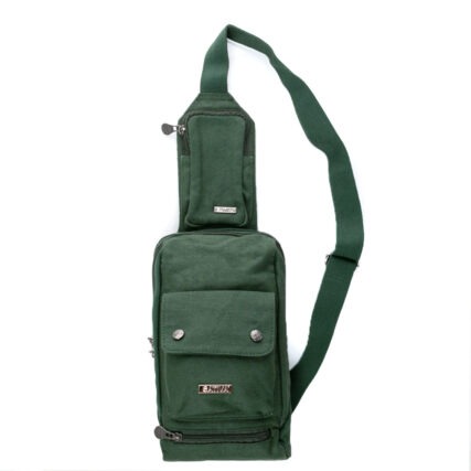 Sativa Sling Hemp Bag in Green