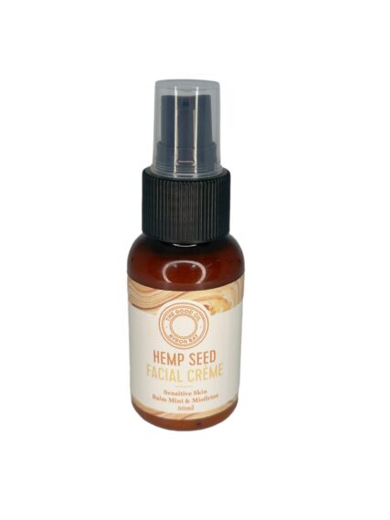 The good oil hemp seed facial cream for sensitive skin 50 ml on white background