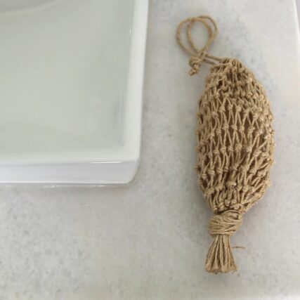Fair Go Trading - Hemp Macrame Garden Soap Pouch - Image 3