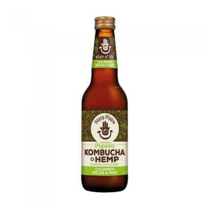 Happy Hippie - Hemp Kombucha Cucumber, Melon and Mint 330ml