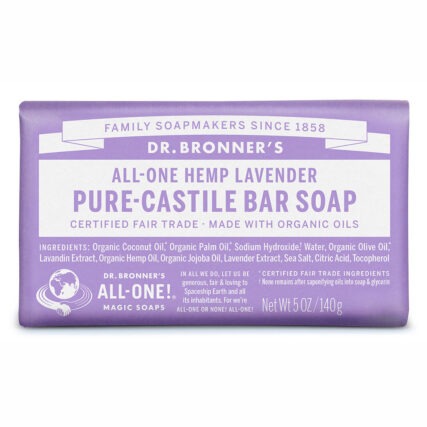 Dr Bronner's - Lavender Pure Castile Bar Soap