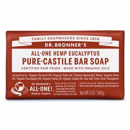 Dr Bronner's - Eucalyptus Pure Castile Bar Soap