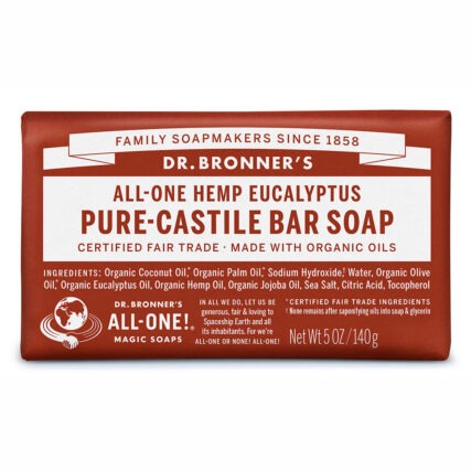 Dr. Bronner's Eucalyptus Pure Castile Bar Soap