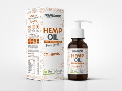 Pawsome Organics - Hemp Oil with Turmeric 100ml