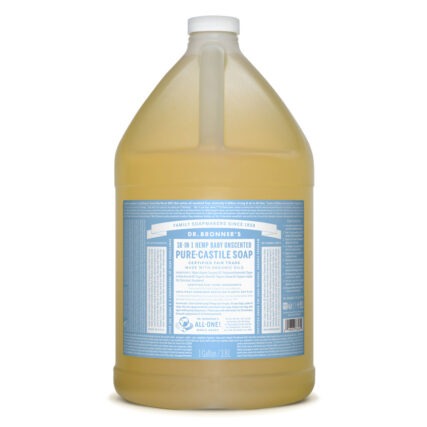 Dr Bronner's - Baby Unscented Pure Castile Soap 3.78L