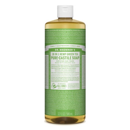 Dr Bronner's - Green Tea Pure Castile Soap 946ml