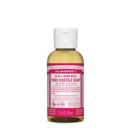 Dr Bronner's - Rose Pure Castile Soap 59ml