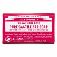 Dr Bronner's - Rose Pure Castile Bar Soap