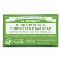 Dr Bronner's - Green Tea Pure Castile Bar Soap