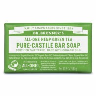 Dr. Bronner's Green Tea Pure Castile Bar Soap