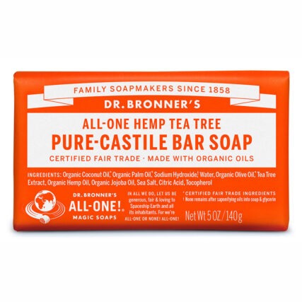 Dr Bronner's - Tea Tree Pure Castile Bar Soap