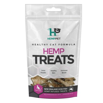 HempPet - New Zealand Hoki Fish Hemp Infused Treats for Cats 70g