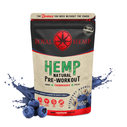 Royal Hemp - Natural Pre-Workout Blueberry Bounce 500g