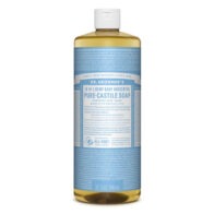 Dr Bronner's - Baby Unscented Pure Castile Soap 946ml