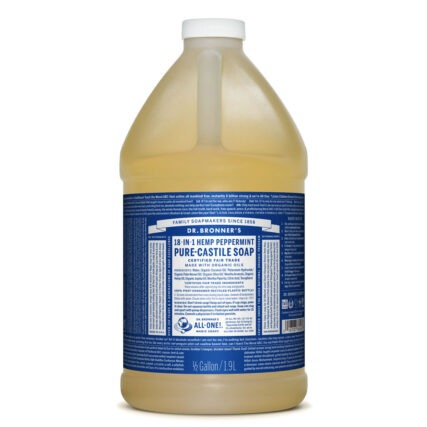 Dr Bronner's - Peppermint Pure Castile Soap 3.78L