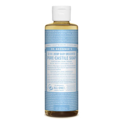 Dr Bronner's - Baby Unscented Pure Castile Soap 237ml