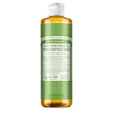 Dr Bronner's - Green Tea Pure Castile Soap 473ml