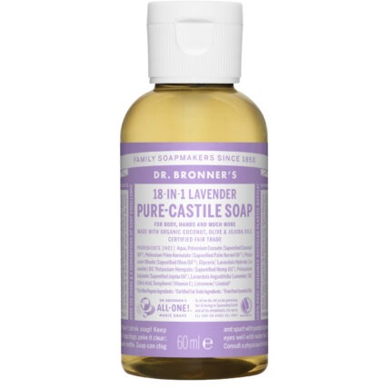 Dr Bronner's - Lavender Pure Castile Soap 59ml