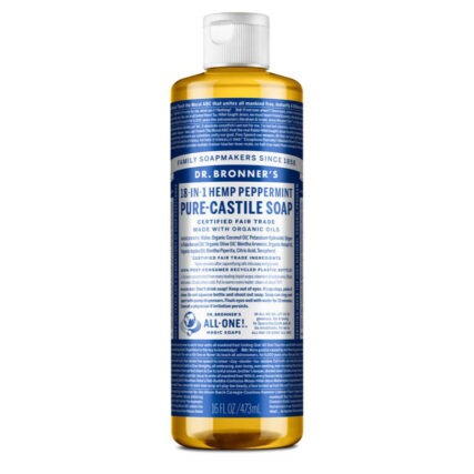 Dr Bronner's - Peppermint Pure Castile Soap 473ml