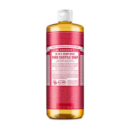 Dr Bronner's - Rose Pure Castile Soap 946ml