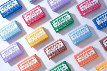 Dr. Bronner's Peppermint Pure Castile Bar Soap - Image 4