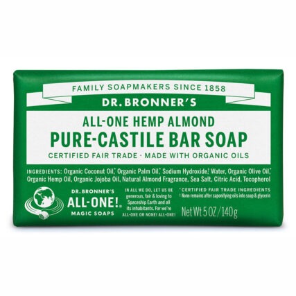 Dr. Bronner's Almond Pure Castile Bar Soap