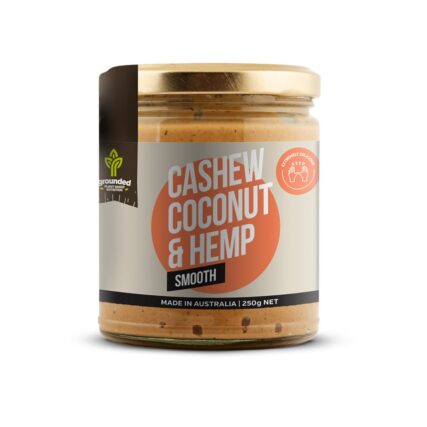 Grounded - Cashew Coconut and Hemp Spread Smooth 250g