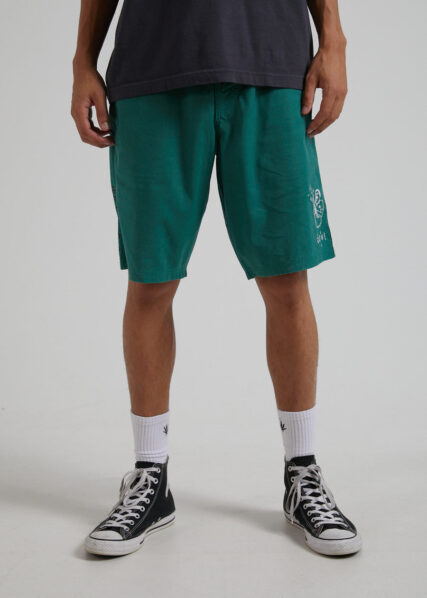 Afends - Rip In Hemp Boardshorts - Forest - Image 3