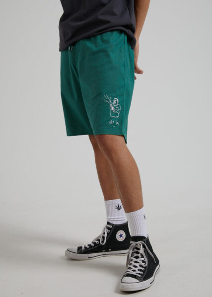 Afends - Rip In Hemp Boardshorts - Forest - Image 4