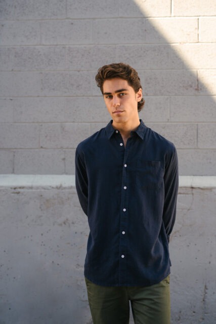 Hemp Clothing Australia - Men's Long Sleeve Newtown Shirt - Image 9