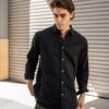 Hemp Clothing Australia - Men's Long Sleeve Newtown Shirt - Image 10