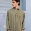 Hemp Clothing Australia - Men's Long Sleeve Newtown Shirt - Image 8