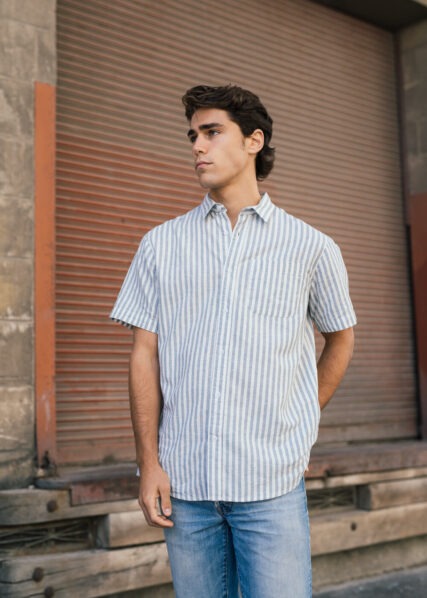 Hemp Clothing Australia - Men's Short Sleeve Newtown Shirt