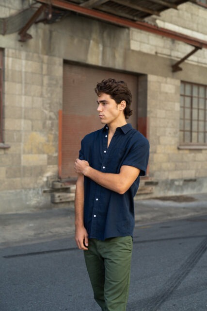 Hemp Clothing Australia - Men's Short Sleeve Newtown Shirt