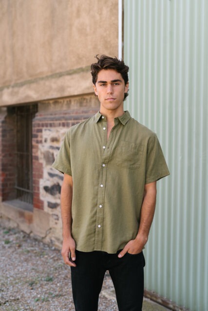 Hemp Clothing Australia - Men's Short Sleeve Newtown Shirt