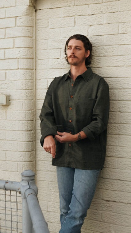 Hemp Clothing Australia - Men's Heritage Shirt - Image 2