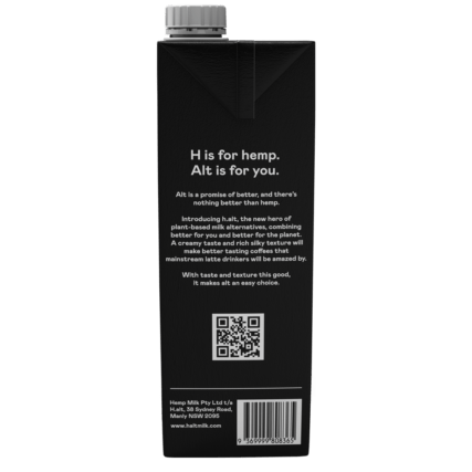 h.alt - Barista Hemp Milk 1L