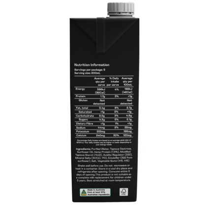 h.alt - Barista Hemp Milk 1L