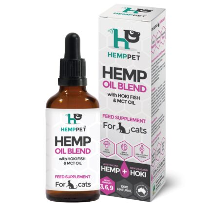 HempPet - Hemp Oil Blend with New Zealand Hoki Fish and MCT Oil for Cats 100ml
