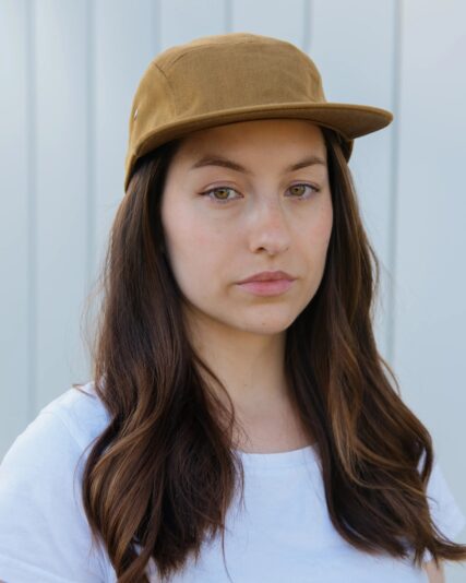 Hemp Clothing Australia - 5-Panel Cap - Golden Brown - Image 6
