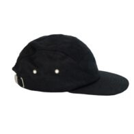 Hemp Clothing Australia - 5-Panel Cap - Black